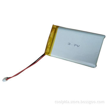 4000mAh Lithium Polymer Battery with 3.7V and Long Lifespan, Measures 124 x 84 x 3mm